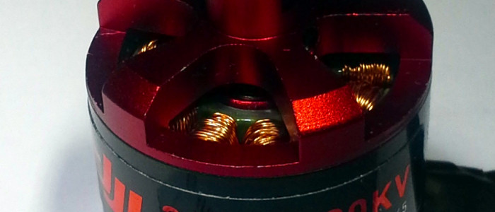 A photo of the motor from the front