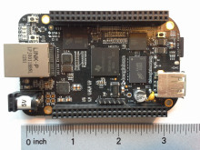 The BeagleBone Black is a $45 Linux desktop / microcontroller